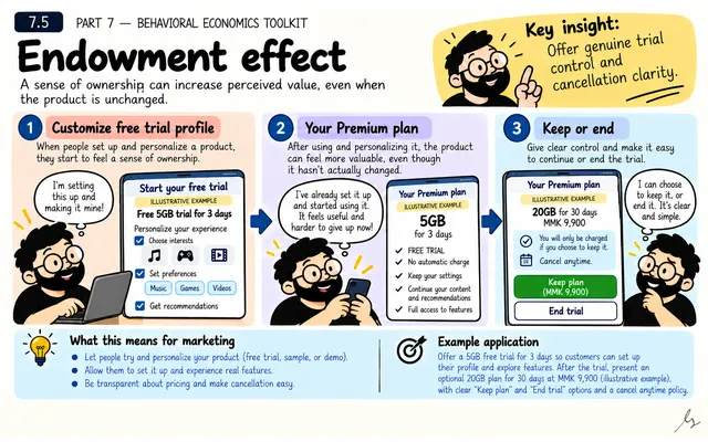 Endowment Effect: illustrated teaching guide